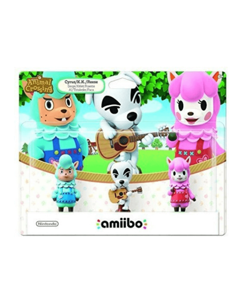 Featured image for “Animal Crossing 3 Pack (Cyrus/K.K./Reese)”