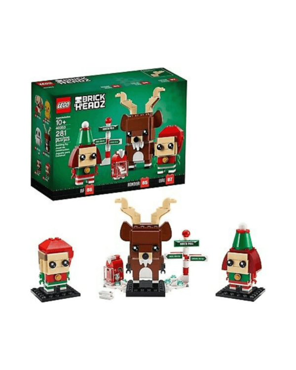 Lego 40353 Brick Headz Reindeer Elf and Elfie 2