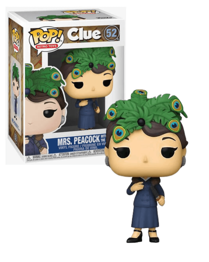 Featured image for “Pop Clue Mrs. Peacock”