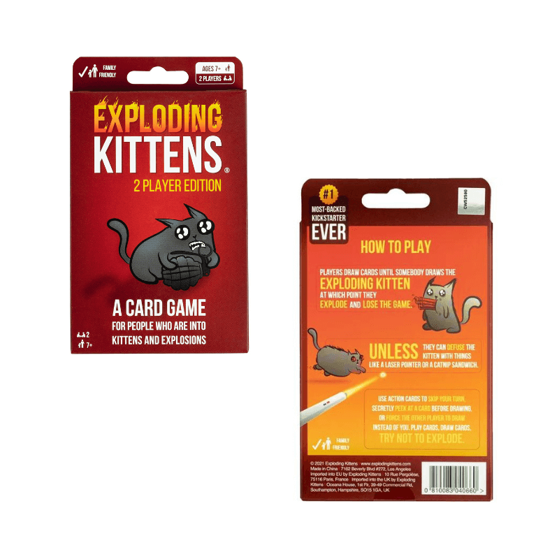 Featured image for “Exploding Kittens Card Game 2 Player Edition”