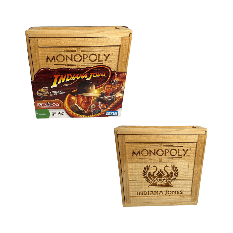 Featured image for “Indiana Jones Monopoly Exclusive (wood box)”