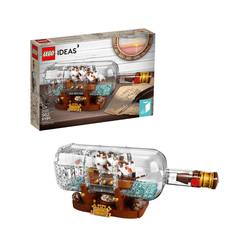 Featured image for “Lego 21313 Ideas Ship in a Bottle”